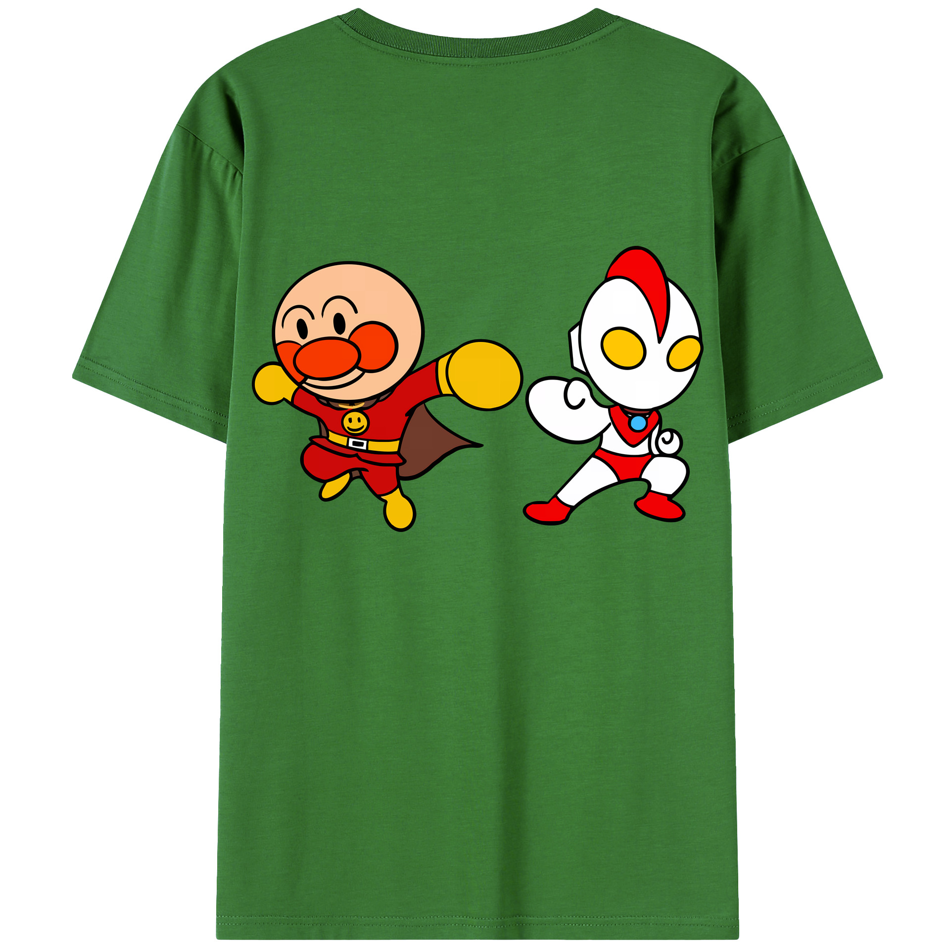 （画像用） アンパンマン Anpanman レディース半袖Tシャツ(バックプリント)